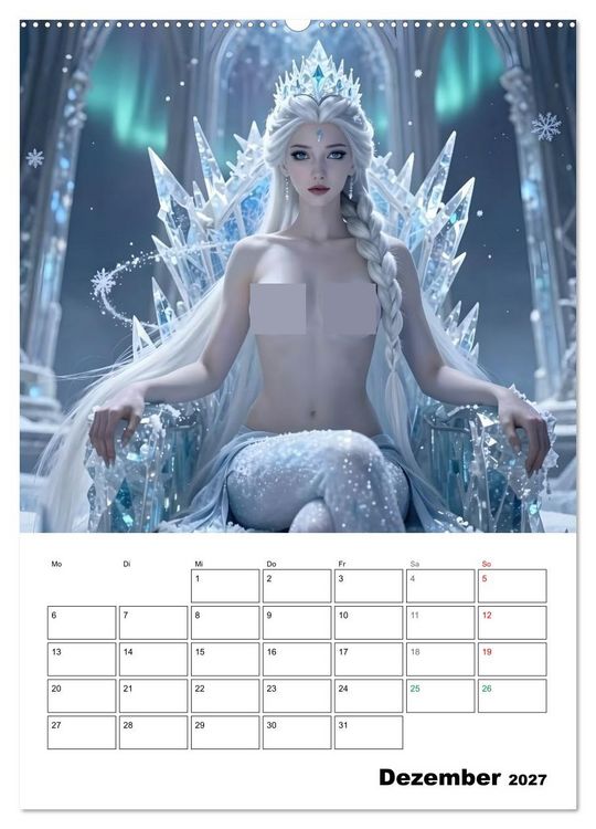 Produktbild: Mystische Engel (Wandkalender 2027 DIN A2 hoch), CALVENDO Monatskalender