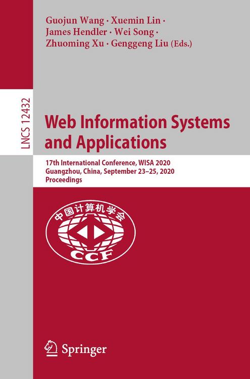 Produktbild: Web Information Systems and Applications
