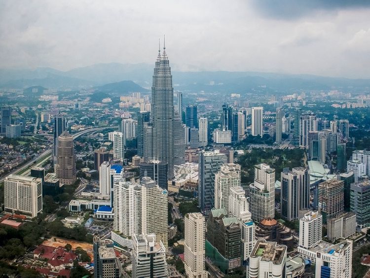 Produktbild: CALVENDO Puzzle Blick &uuml;ber Kuala Lumpur | 1000 Teile Lege-Gr&ouml;&szlig;e 64x48cm Foto-Puzzle f&uuml;r gl&uuml;ckliche Stunden