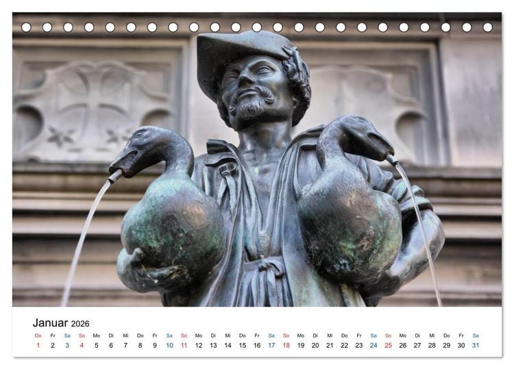Produktbild: Unterwegs in Luzern (Tischkalender 2026 DIN A5 quer), CALVENDO Monatskalender