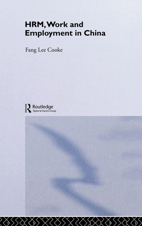 Produktbild: HRM, Work and Employment in China