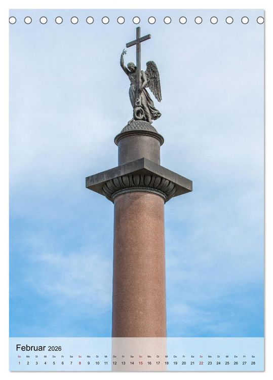 Produktbild: St. Petersburg - Russische Ostseemetropole (Tischkalender 2026 DIN A5 hoch), CALVENDO Monatskalender