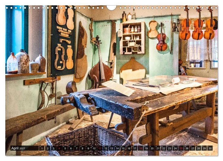 Produktbild: Traditionelles Handwerk, Werkst&auml;tten und Werkb&auml;nke im Focus (Wandkalender 2027 DIN A3 quer), CALVENDO Monatskalender