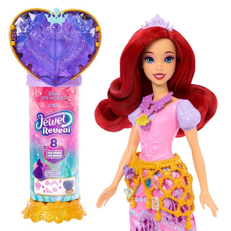 Produktbild: Disney Prinzessin Juwel Reveal Arielle Puppe