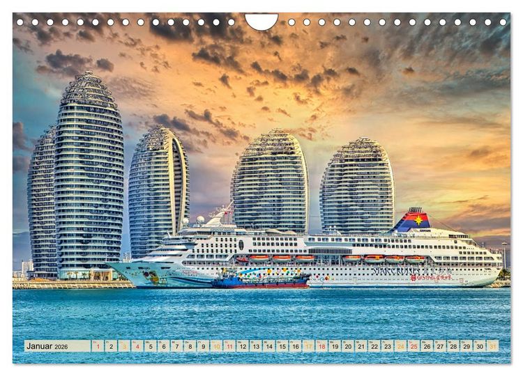 Produktbild: Maritime Welten (Wandkalender 2026 DIN A4 quer), CALVENDO Monatskalender