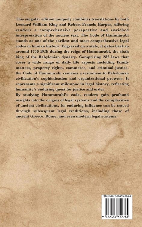 Produktbild: The Code of Hammurabi