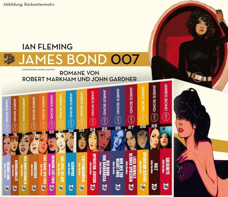 Produktbild: James Bond Gesamtbox 2: Schuber gef&uuml;llt mit den B&auml;nden 15-29 plus dem Filmroman Goldeneye