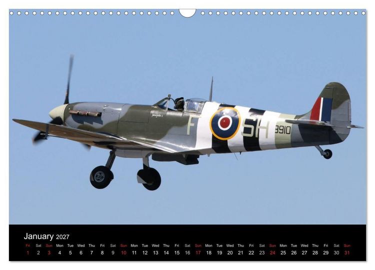 Produktbild: Battle of Britain collection 75th Anniversary (Wall Calendar 2027 DIN A3 landscape), CALVENDO 12 Month Wall Calendar