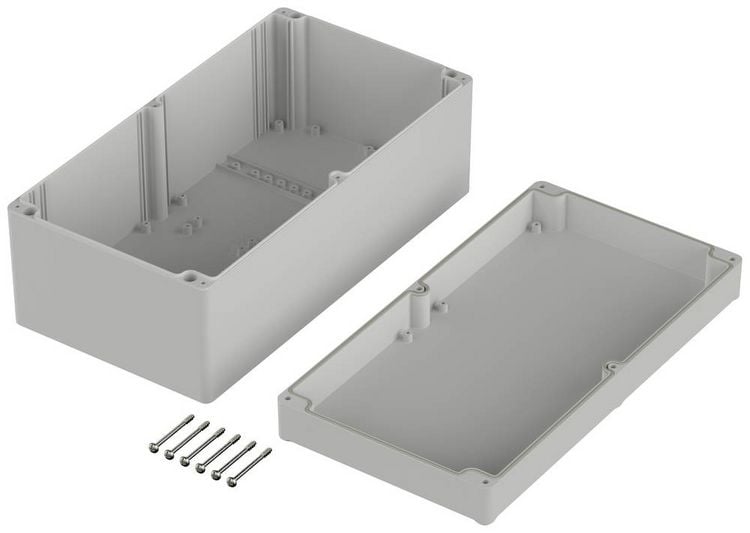 Produktbild: Bopla EUROMAS ET 247 F-LP 63247400 Industrie-Geh&auml;use 300 x 160 x 120 ABS Hellgrau 1St.