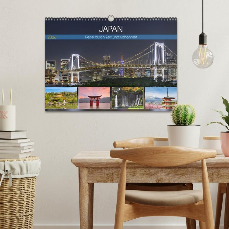 Produktbild: JAPAN Reise durch Zeit und Sch&ouml;nheit (Wandkalender 2026 DIN A3 quer), CALVENDO Monatskalender