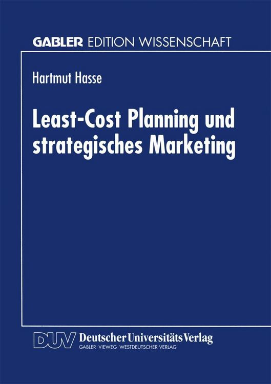 Produktbild: Least-Cost Planning und strategisches Marketing