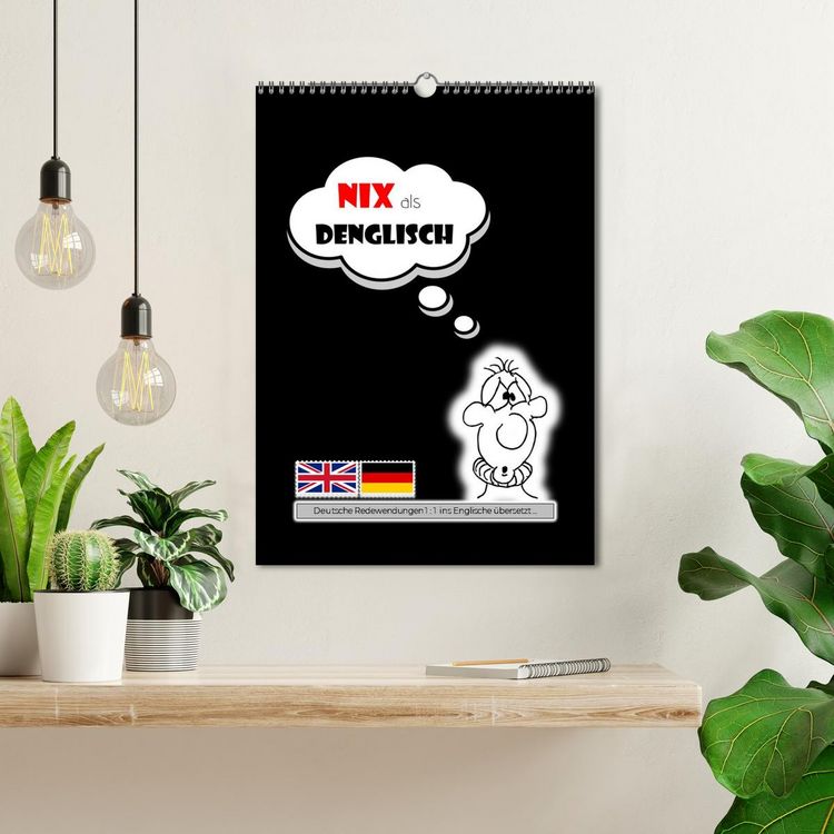 Produktbild: Nix als DENGLISCH (Wandkalender 2026 DIN A3 hoch), CALVENDO Monatskalender