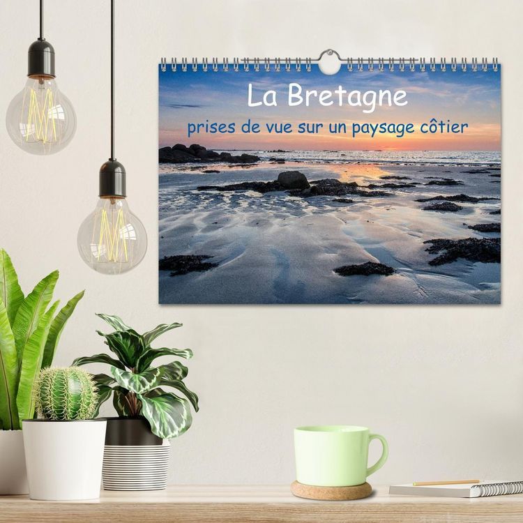 Produktbild: La Bretagne - prises de vue sur un paysage c&ocirc;tier (Calendrier mural 2027 DIN A4 vertical), CALVENDO calendrier mensuel