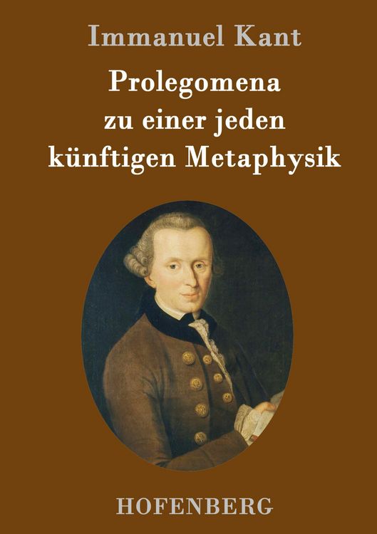 Produktbild: Prolegomena zu einer jeden k&uuml;nftigen Metaphysik