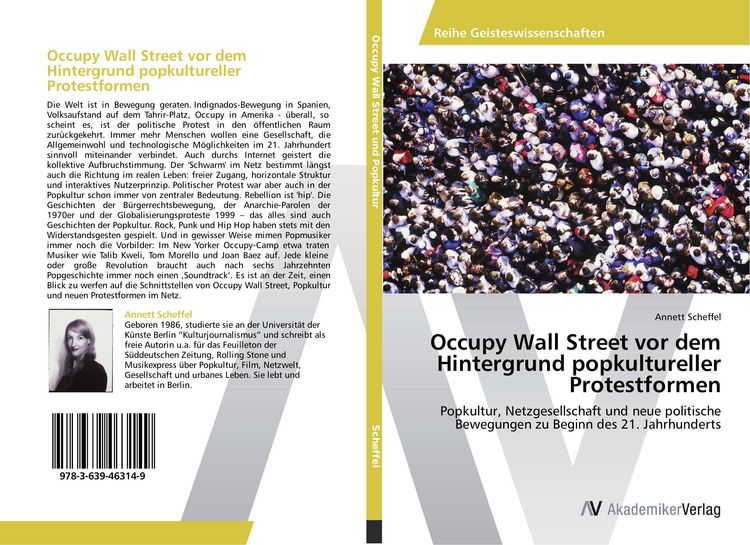 Produktbild: Occupy Wall Street vor dem Hintergrund popkultureller Protestformen