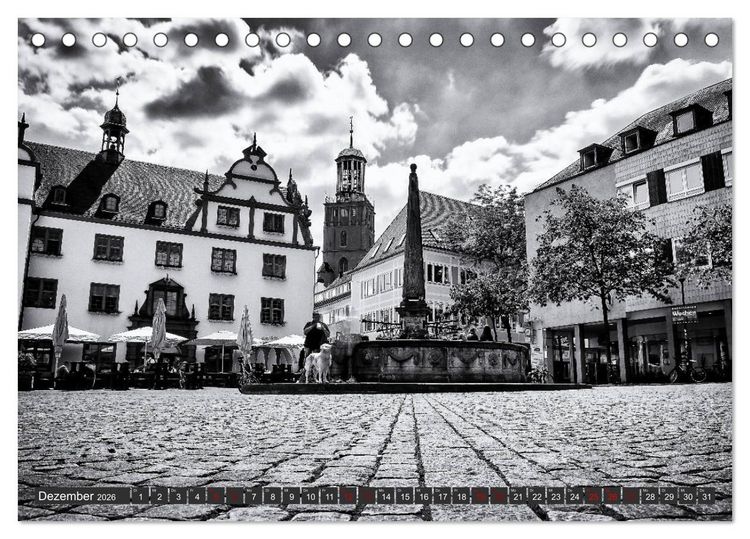 Produktbild: Ein Blick auf Darmstadt (Tischkalender 2026 DIN A5 quer), CALVENDO Monatskalender