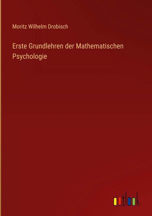 Produktbild: Erste Grundlehren der Mathematischen Psychologie