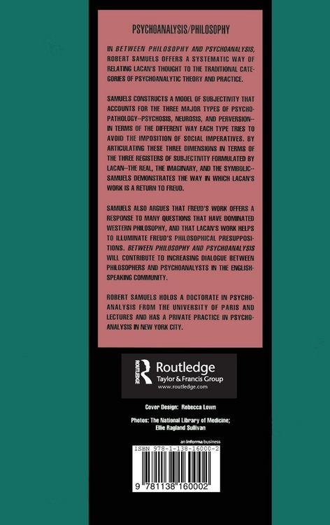 Produktbild: Between Philosophy and Psychoanalysis