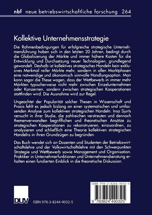 Produktbild: Kollektive Unternehmensstrategie