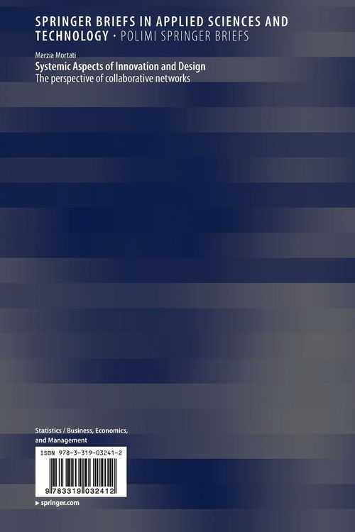 Produktbild: Systemic Aspects of Innovation and Design