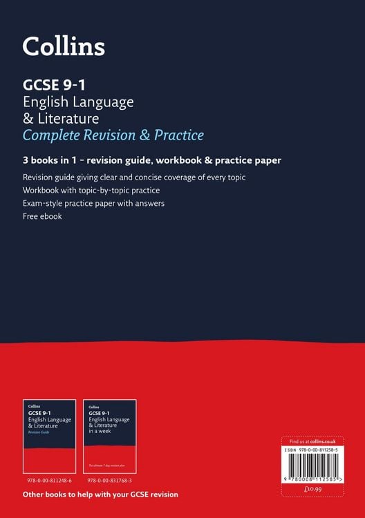 Produktbild: GCSE 9-1 English Language and English Literature All-in-One Revision and Practice