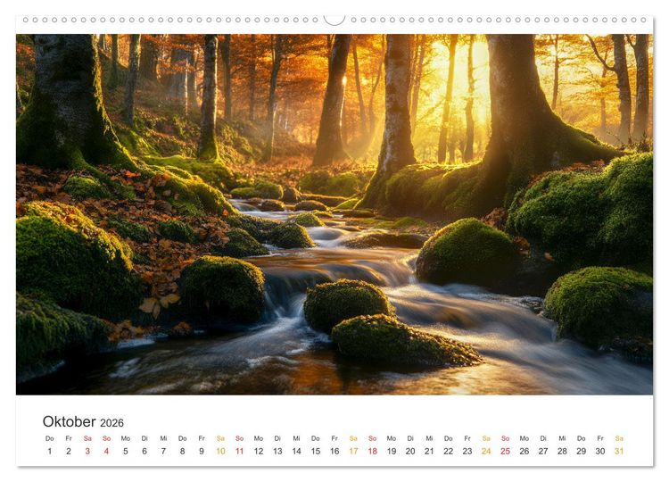 Produktbild: Die Sch&ouml;nheit der Sonne (hochwertiger Premium Wandkalender 2026 DIN A2 quer), Kunstdruck in Hochglanz