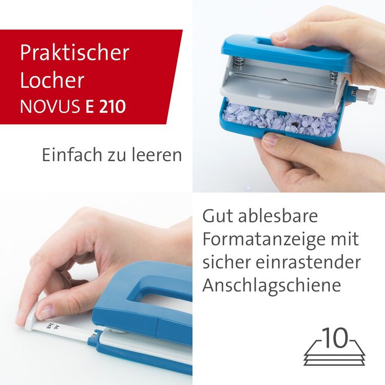 Produktbild: novus Locher und Heftger&auml;t petrol