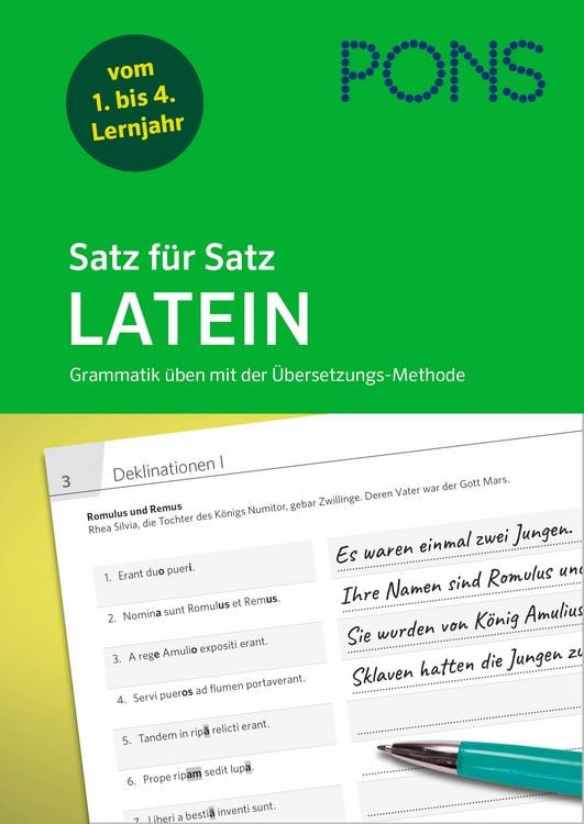 Produktbild: PONS Satz f&uuml;r Satz Latein Grammatik