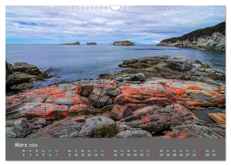 Produktbild: Naturlandschaften Tasmaniens (Wandkalender 2026 DIN A3 quer), CALVENDO Monatskalender