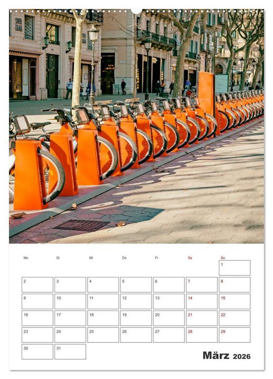 Produktbild: Barcelona - Urlaubsplaner (Wandkalender 2026 DIN A2 hoch), CALVENDO Monatskalender