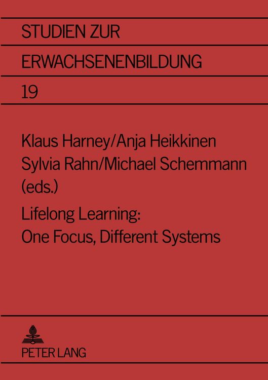 Produktbild: Lifelong Learning: One Focus, Different Systems