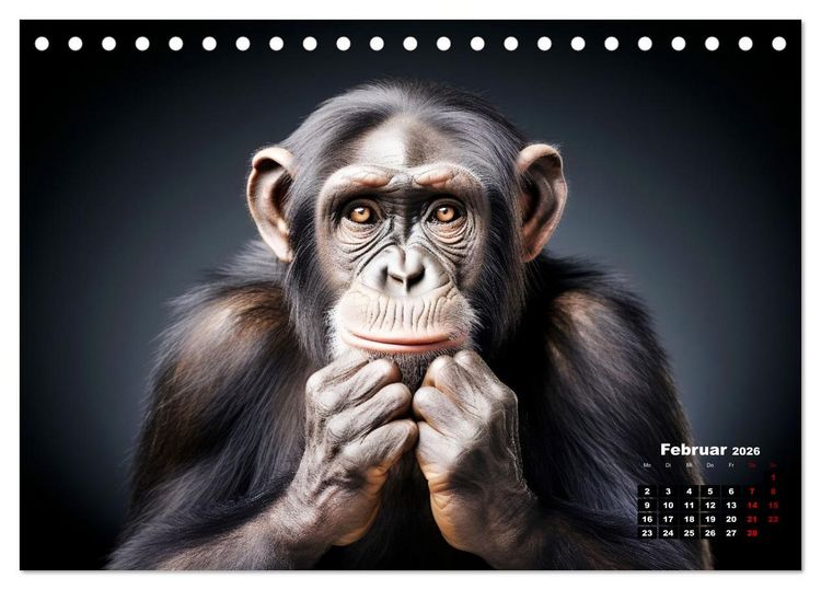 Produktbild: Only Black (Tischkalender 2026 DIN A5 quer), CALVENDO Monatskalender