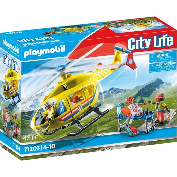 Produktbild: PLAYMOBIL&reg; City Life 71203 Rettungshelikopter