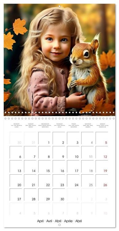 Produktbild: Children and Pets (Wall Calendar 2026 12 &times; 12 Inch) CALVENDO 12 Month Wall Calendar