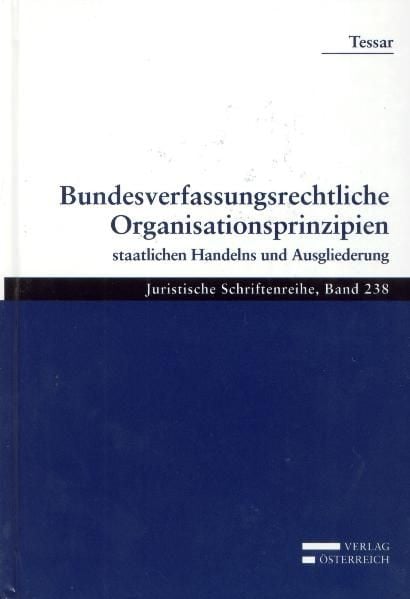 Produktbild: Bundesverfassungsrechtliche Organisationsprinzipien