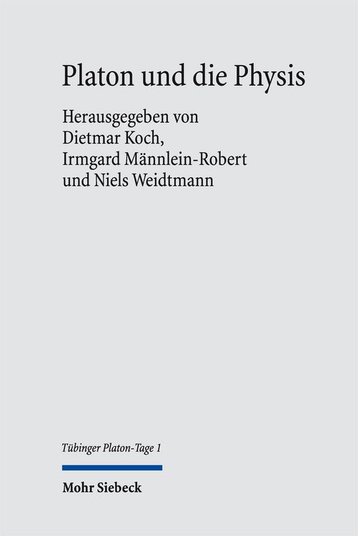Produktbild: Platon und die Physis
