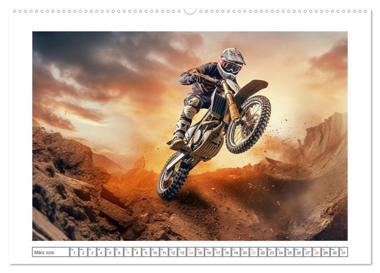 Produktbild: Motorcross Welt (Wandkalender 2026 DIN A2 quer), CALVENDO Monatskalender