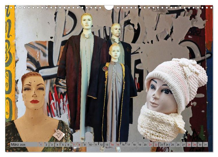 Produktbild: Schaufensterpuppen aus aller Welt (Wandkalender 2026 DIN A3 quer), CALVENDO Monatskalender