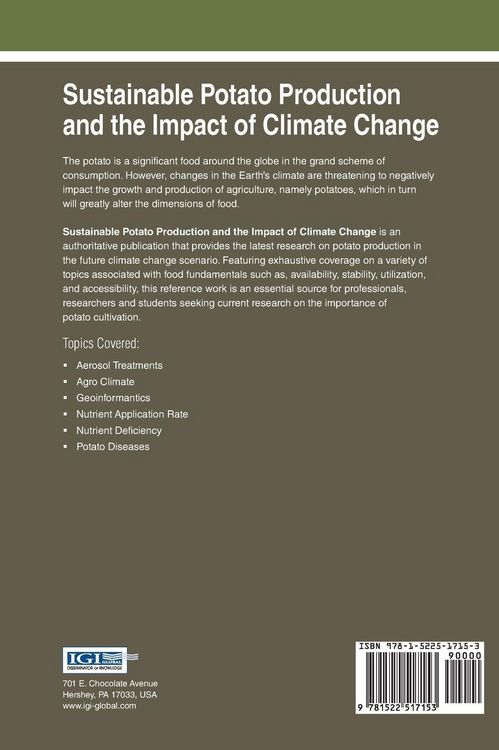 Produktbild: Sustainable Potato Production and the Impact of Climate Change