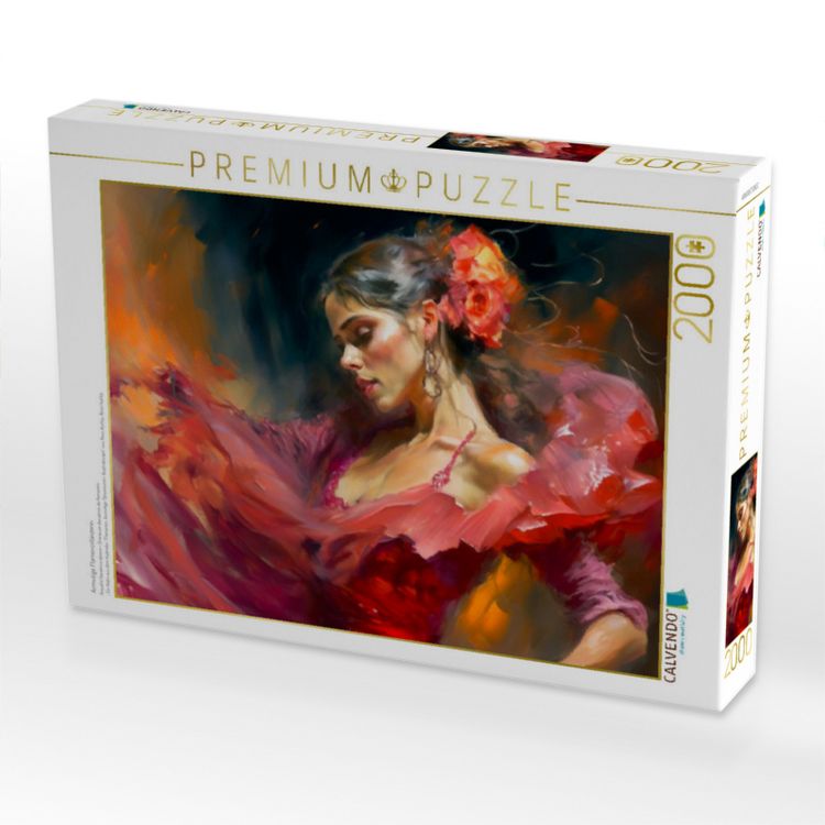 Produktbild: CALVENDO Puzzle Anmutige Flamencot&auml;nzerin | 2000 Teile Lege-Gr&ouml;&szlig;e 90x67cm Foto-Puzzle f&uuml;r gl&uuml;ckliche Stunden
