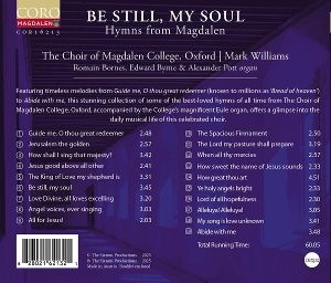 Produktbild: Be Still,My Soul - Hymns from Magdalen