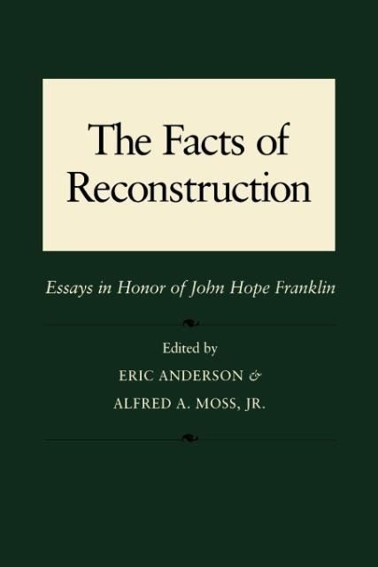 Produktbild: The Facts of Reconstruction