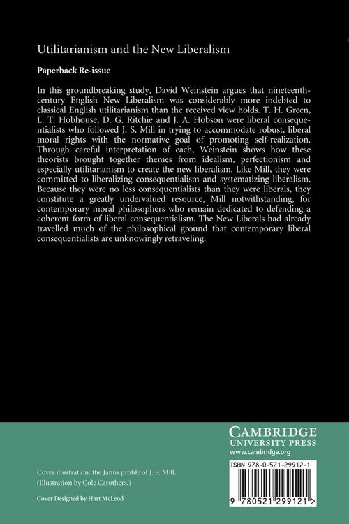 Produktbild: Utilitarianism and the New Liberalism