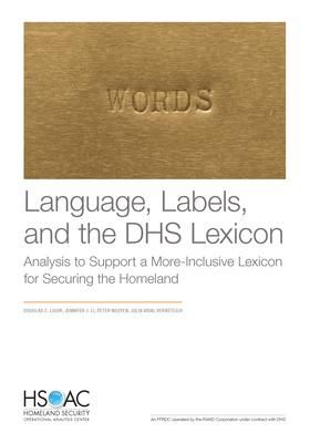 Produktbild: Language, Labels, and the Dhs Lexicon