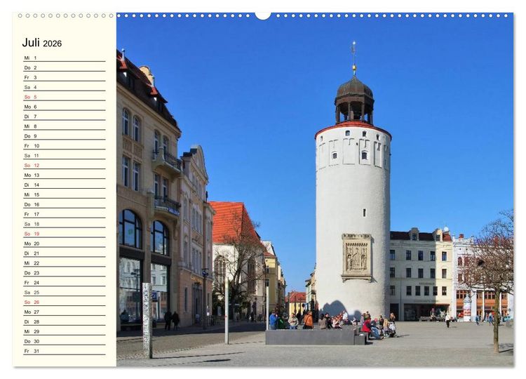 Produktbild: G&ouml;rlitz - Die Perle Niederschlesiens (Wandkalender 2026 DIN A2 quer), CALVENDO Monatskalender