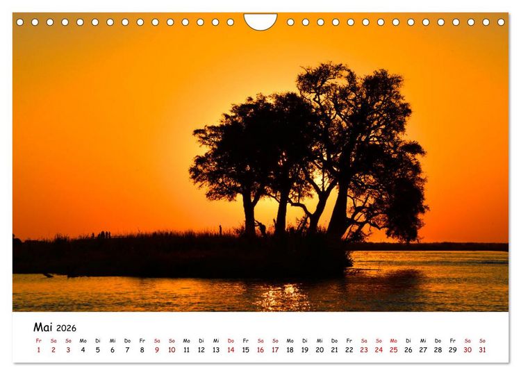 Produktbild: Natur und Landschaft. S&uuml;dliches Afrika 2026 (Wandkalender 2026 DIN A4 quer), CALVENDO Monatskalender