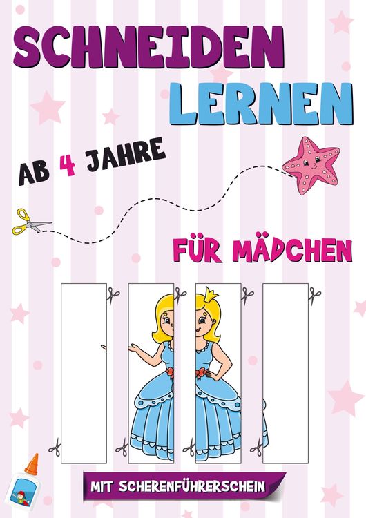 Produktbild: Schneiden Lernen ab 4 Jahre f&uuml;r M&auml;dchen
