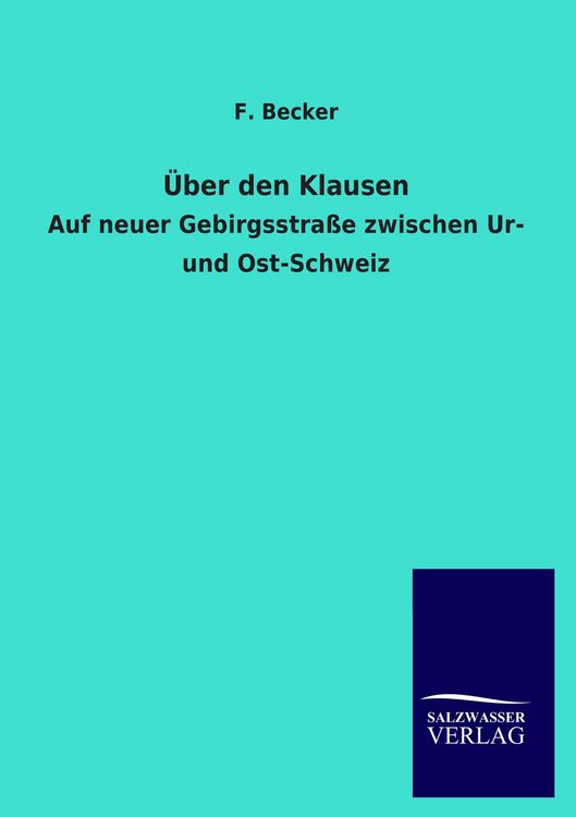 Produktbild: &Uuml;ber den Klausen