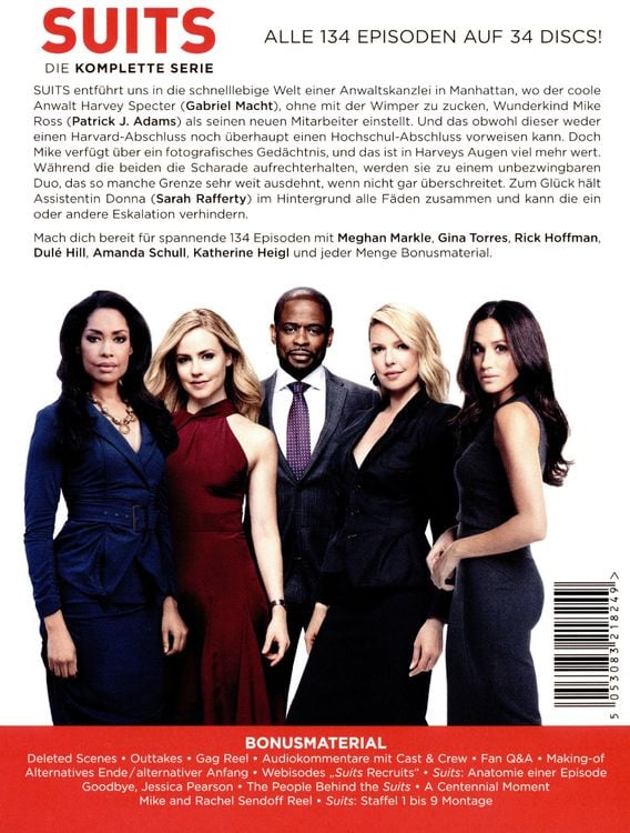 Produktbild: Suits - Die komplette Serie [34 DVDs]