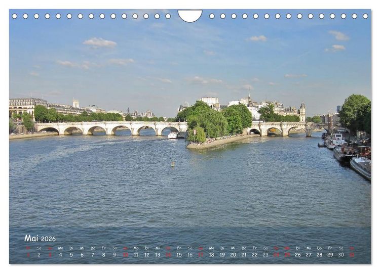 Produktbild: Paris (Wandkalender 2026 DIN A4 quer), CALVENDO Monatskalender
